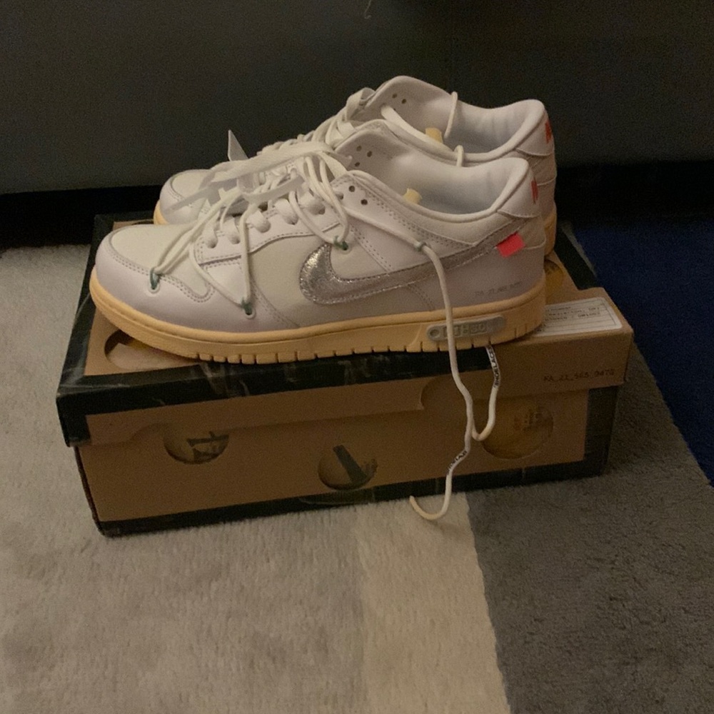 Off white Nike dunk low lot 1